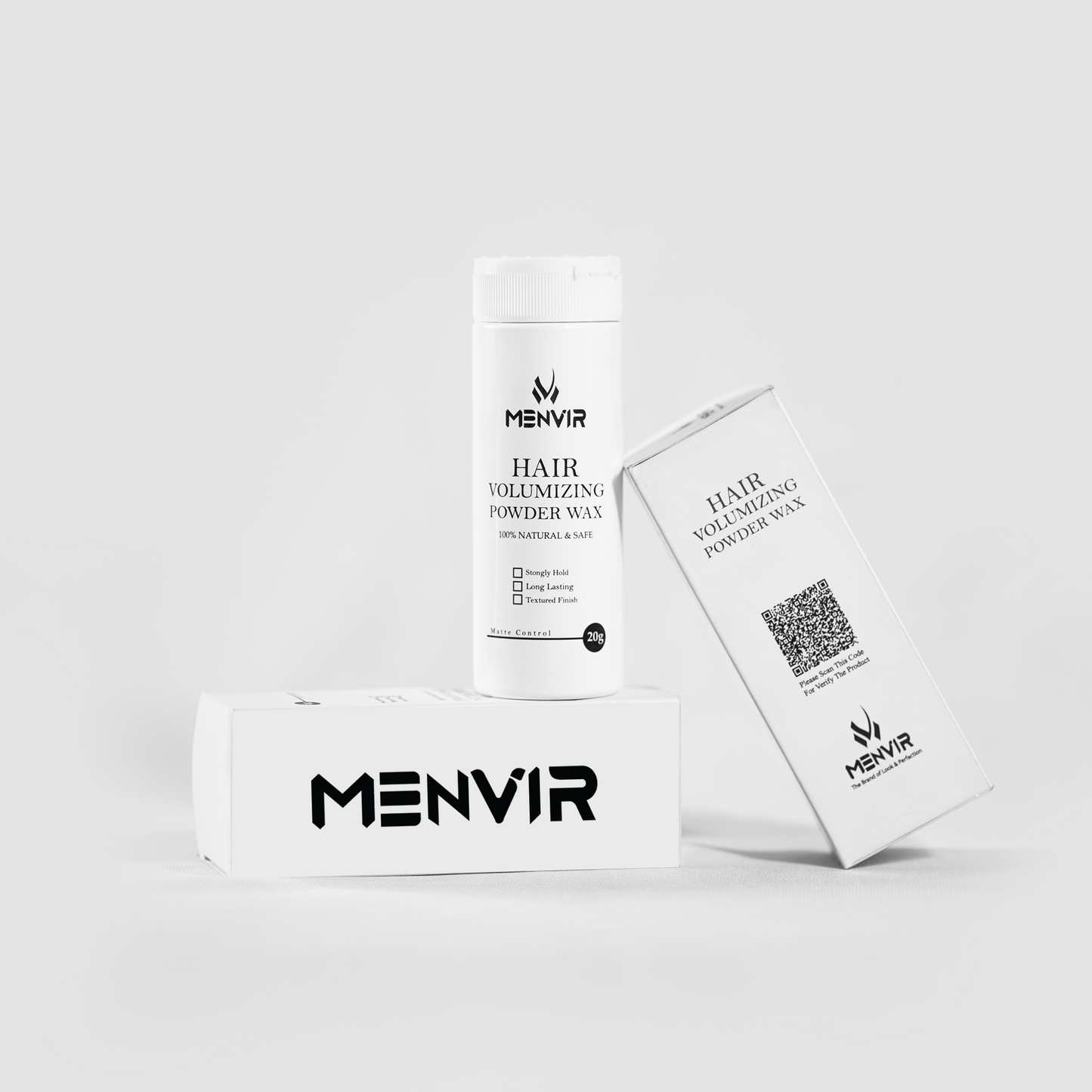 MenVir Hair Volumizing Powder Wax – Matte Finish & Strong Hold