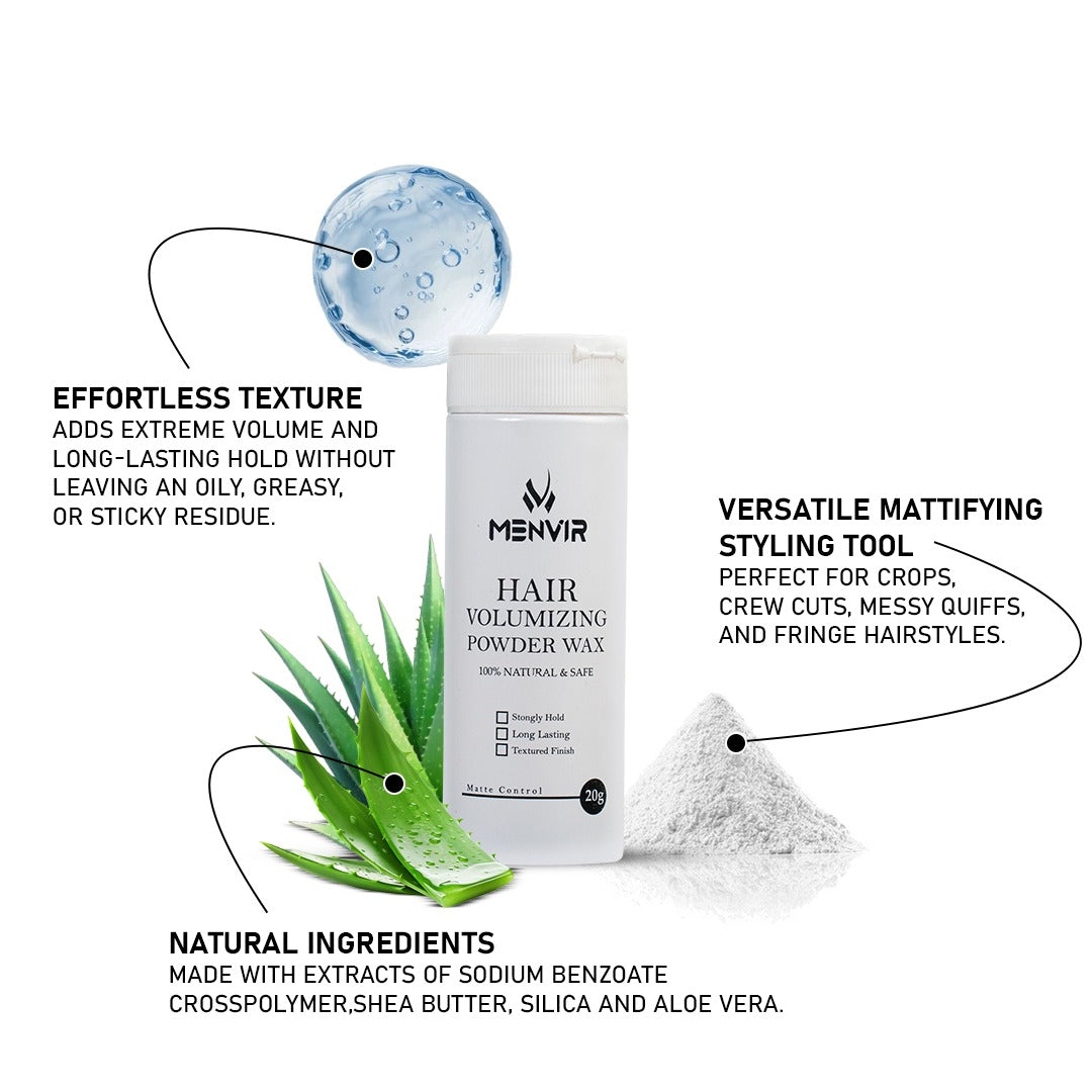 Anniversary Combo (Menvir Rosemary hair serum+ Menvir hair volumizing powder)