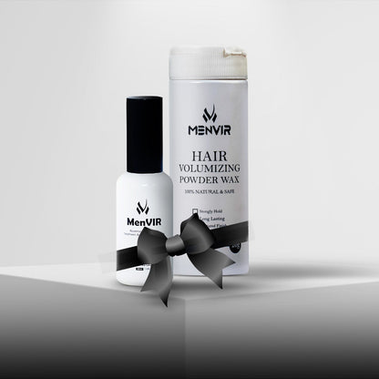 Anniversary Combo (Menvir Rosemary hair serum+ Menvir hair volumizing powder)