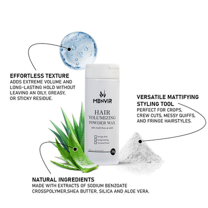 Anniversary Combo (Menvir Rosemary hair serum+ Menvir hair volumizing powder)